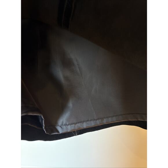 Vintage GAP Midi Genuine Leather Skirt Womens Sz 2 Black A-Line 28 X 27 lined EU - Picture 5 of 12